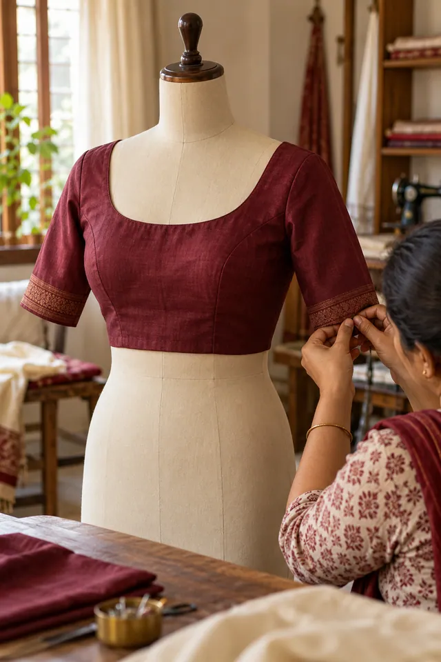 Blouse Stitching illustrative style inspiration