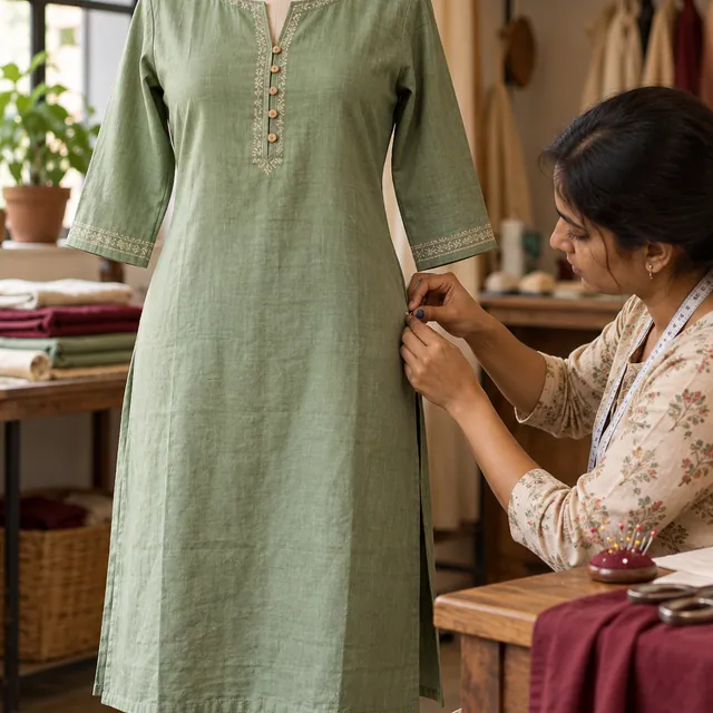 Kurti Tailoring: generated illustration